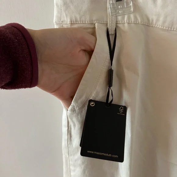 NWT - Massimo Dutti Pants in Cream - Picture 6 of 10